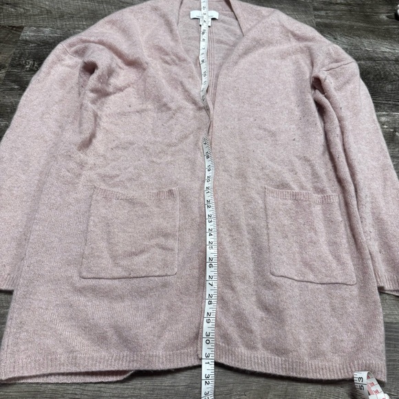 Magaschoni 100% Cashmere Open Front Cardigan Size Large - Picture 4 of 4